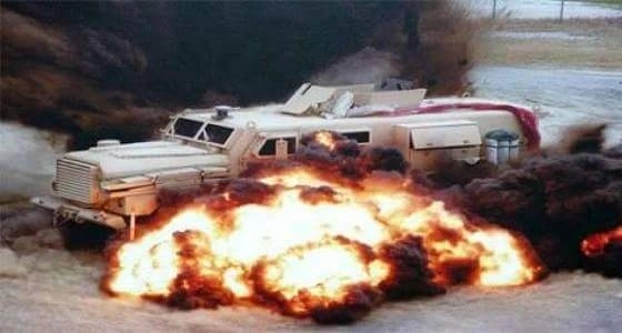 انفجار عبوة بمدرعة في ساحل العريش بمصر  يصيب 4 أفراد شرطة