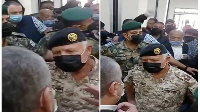 شاهد.. لحظة تفقد ملك الأردن لمستشفى حكومي بعد انقطاع الأوكسجين عن مرضى كورونا