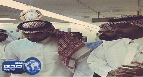 سامي الجابر يدعم مرضى السرطان بمدينة الملك فهد