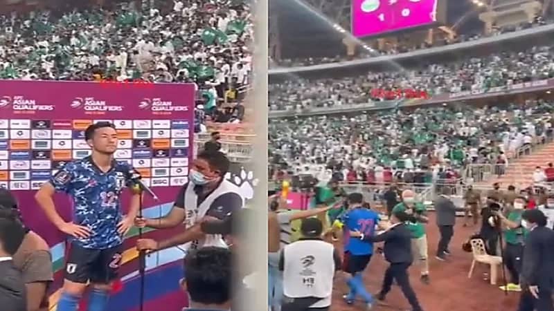 حملة اعتذار من الجماهير السعودية بعد فيديو قائد المنتخب الياباني
