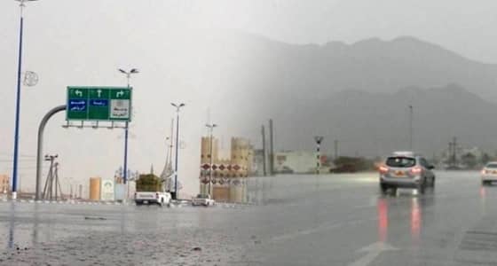 استمرار الأمطار الرعدية والغبار على الحدود الشمالية