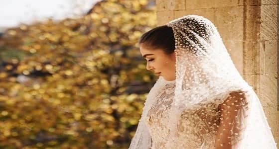 بالصور.. عروس تثير ضجة بجمالها