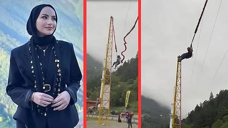 مشهد مروع لسقوط فتاة في مدينة ألعاب بتركيا