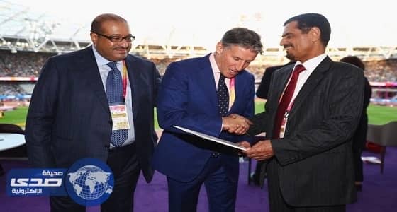 بالصور.. الاتحاد الدولي لألعاب القوى يكرم الزايدي