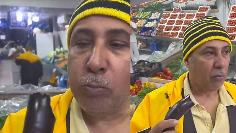فيديو..العرفج يأكل "باذنجان نيء" مؤكداً حرصه على هذه العادة كل سنة