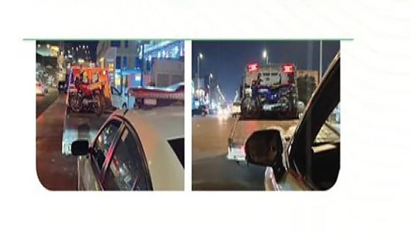 المرور يضبط 489 دراجة آلية مخالفة