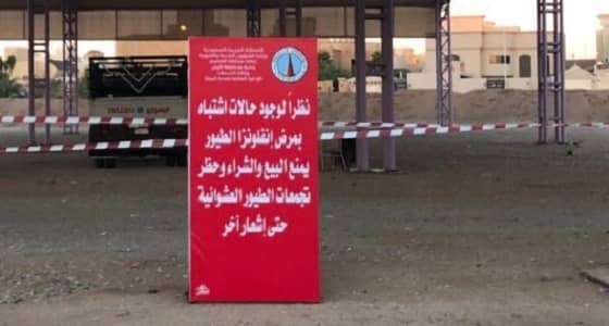 بالصور.. بلدية الرس تغلق سوق الطيور احترازيًا