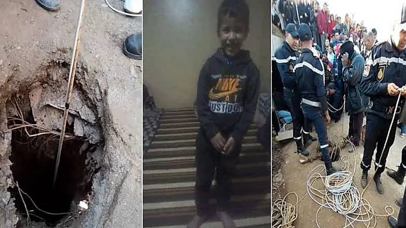 انهيار جزئي للتربة حول البئر العالق به الطفل المغربي "ريان"