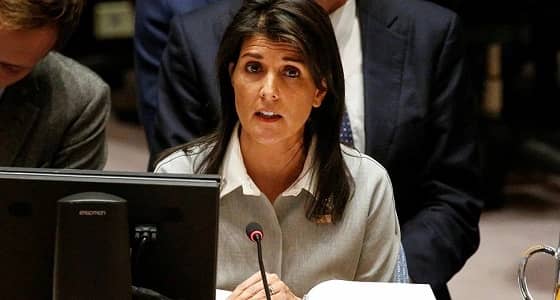 السفيرة الأمريكية: الصواريخ التي تسقط على المملكة تحمل بصمات إيرانية