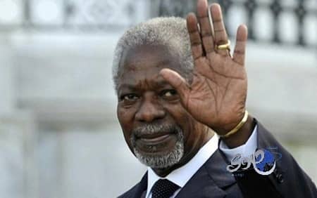 كوفي أنان: تسليح المعارضة السورية لن ينهي الأزمة