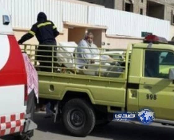 بالصور.. مريض سمنة بالخفجي يستنجد بـ مدني الشرقية لنقله للمستشفى