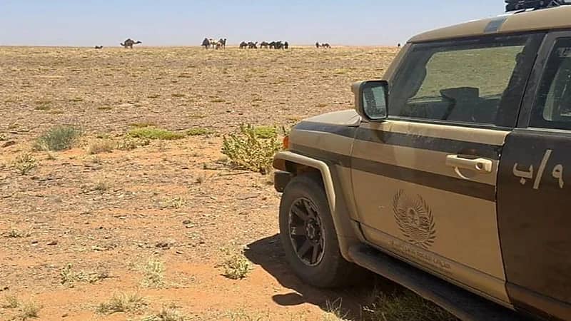 ضبط مخالف لارتكابه مخالفة التخييم دون ترخيص بمحمية الملك سلمان الملكية