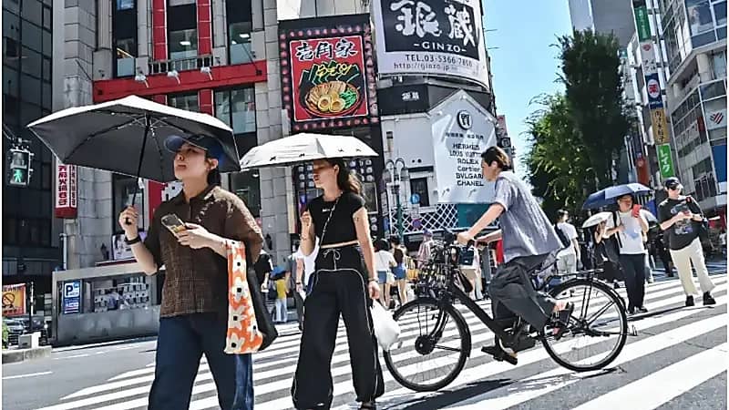 اليابان تسجل أعلى درجة حرارة في تاريخها عند 41.2 مئوية