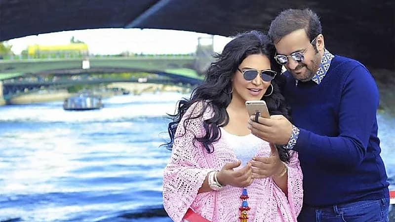 أحلام تغازل زوجها وتوجه له رسالة بمناسبة عيد ميلاده: "سندي وتاج راسي"