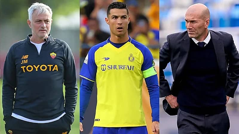 النصر يستهدف التعاقد مع زيدان أو مورينيو بالتعاون مع رونالدو