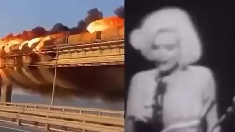 بالفيديو .. مسؤول أوكراني يهنئ بوتين بميلاده السبعين بعد تفجير جسر القرم