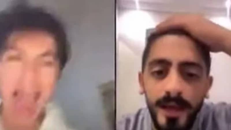 بث مباشر يوثق لحظة سقوط قنبلة على أحد المنازل بـ لبنان .. فيديو