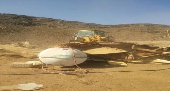 بالصور.. إزالة تعديات بمساحة 40 ألف متر بوادي النقمي