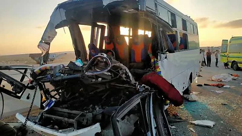 حادث مأساوي يخلف 38 وفاة وإصابة في مصر