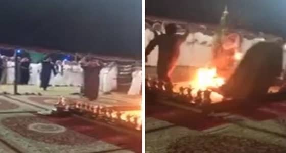 فيديو.. مواطن يرحب بضيوفه بطريقة غريبة!