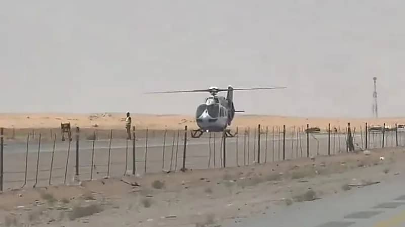 الإسعاف الجوي ينقل مصابي حادث طريق الدمام - الرياض .. فيديو