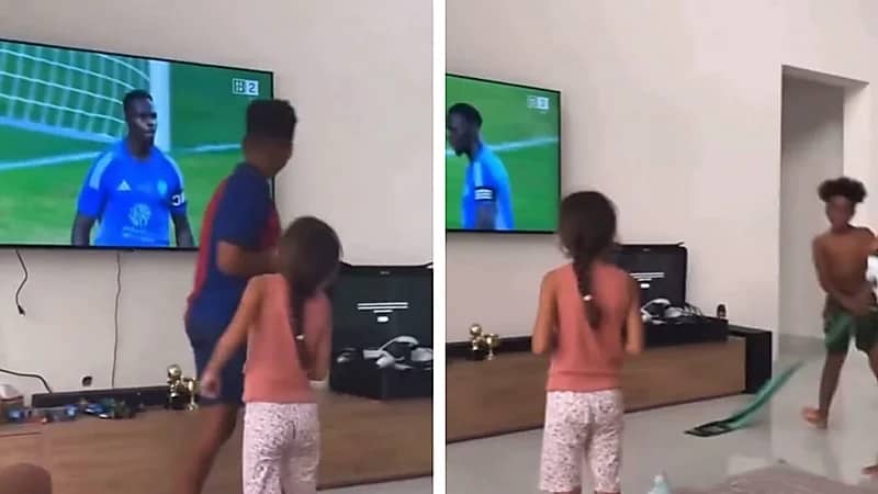 احتفال عائلة ميندي بعد تصديه الحاسم وتتويج الأهلي بالسوبر .. فيديو