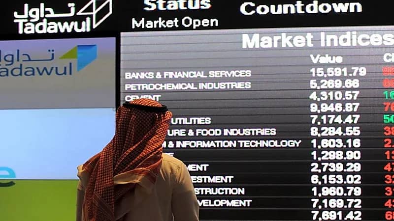 مؤشر سوق الاسهم يغلق على ارتفاع