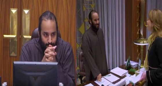 بالفيديو..هكذا يقضي ولي العهد أمسيات العمل بقصر عرقة