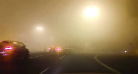 الأرصاد تحذر من ضباب يحجب الرؤية على 3 مناطق