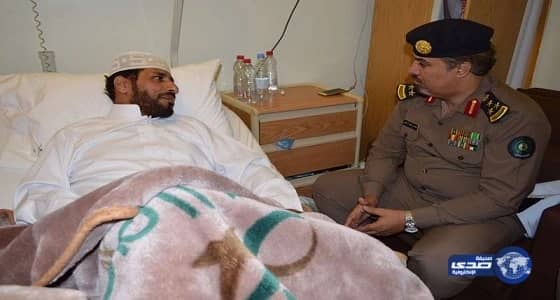 مدير مرور الطائف يطمئن على "الجودي" بعد إصابته فى حادث تصام