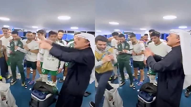 فرحة لاعبي العربي الكويتي بالمكافأة بعد الفوز على القادسية .. فيديو