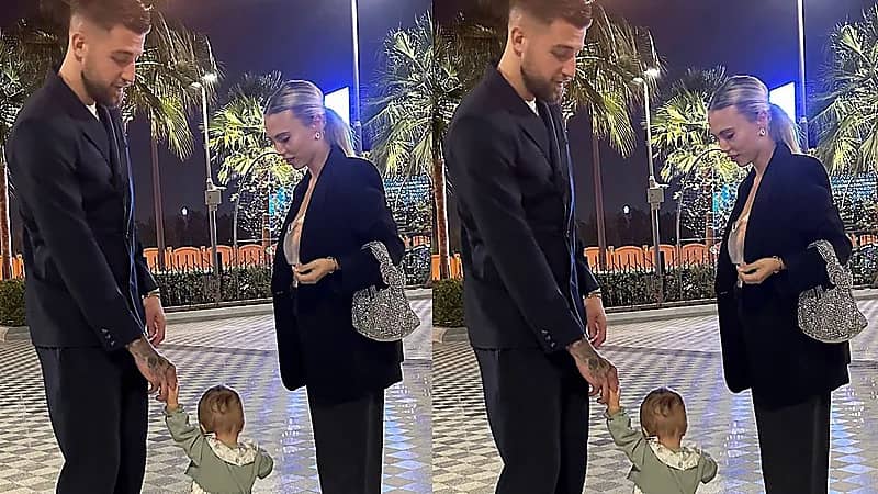 سافيتش يخطف الأنظار برفقة عائلته