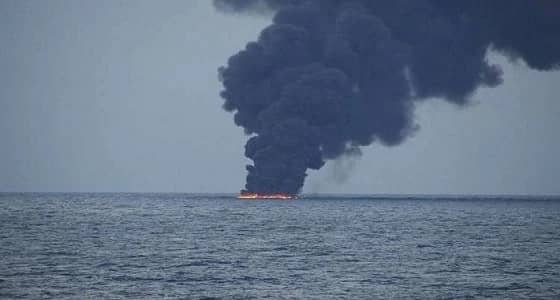 تضاعف حجم البقعة النفطية الناتجة عن غرق " سانتشي " أمام سواحل الصين