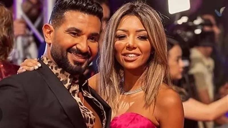 أحمد سعد يفاجئ زوجته بالاحتفال بعيد ميلادها في مكان خطبتهما