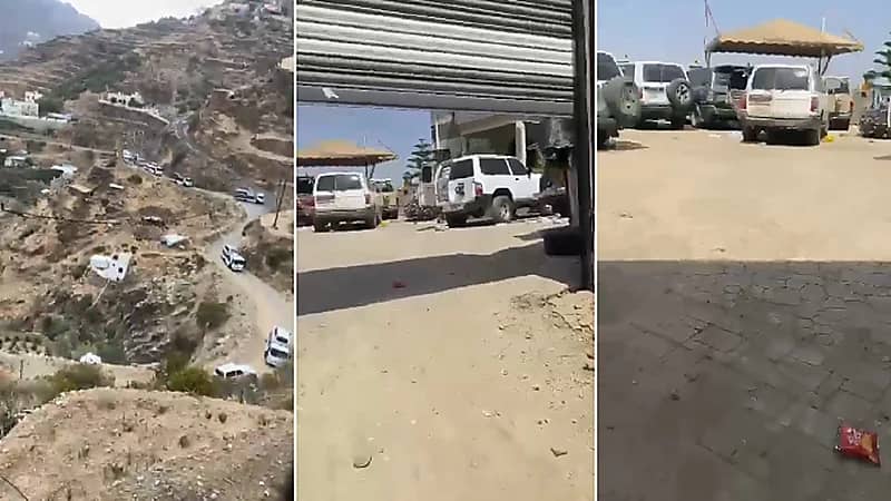 بالفيديو .. اكتشاف حوش يحوي سيارات مسروقة في جبل بالداير بني مالك