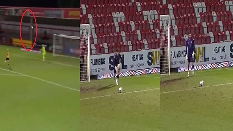 شاهد..هدف عالمي يُدخل حارس مرمى موسوعة " جينيس "