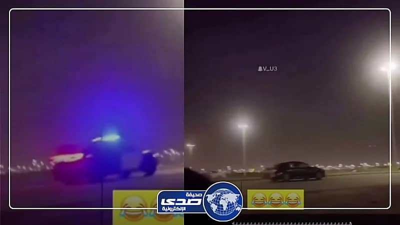 مطاردة طريفة بين دورية وقائدة مركبة في الدمام.. فيديو
