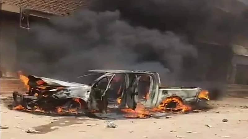 بالصور.. حرق مكاتب التعليم والغرفة التجارية وديوان الضرائب بالسودان