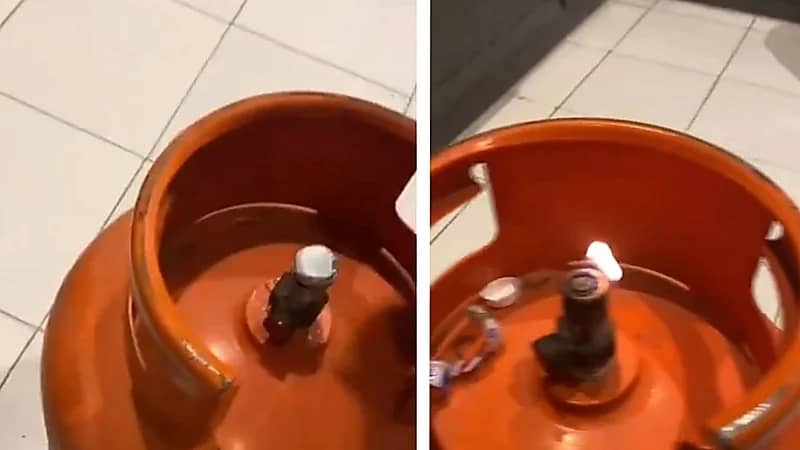 مواطن يحذر من كارثة محتملة بسبب تسرب أسطوانات الغاز .. فيديو