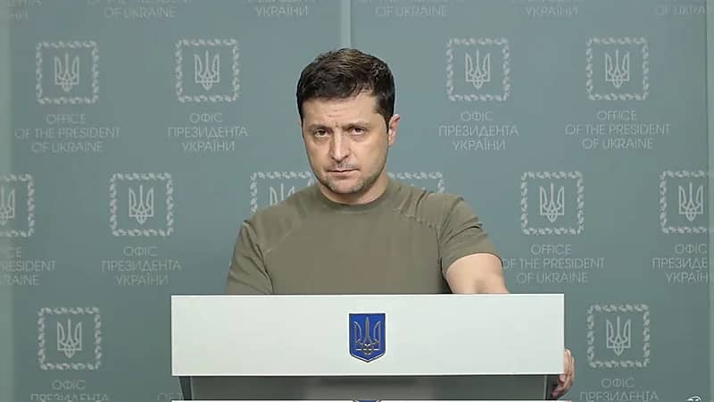 ‏الرئيس الأوكراني: روسيا تريد محو أوكرانيا من خريطة العالم
