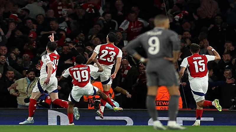 آرسنال يدك ريال مدريد بثلاثية وإنتر يهزم بايرن ميونيخ