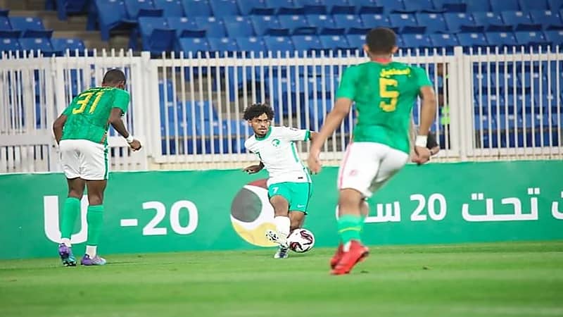 أخضر الشباب يتغلب على نظيره الموريتاني بثنائية 