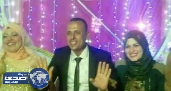 بالصور.. امرأة تحضر حفل زفاف زوجها على عروسه الجديدة