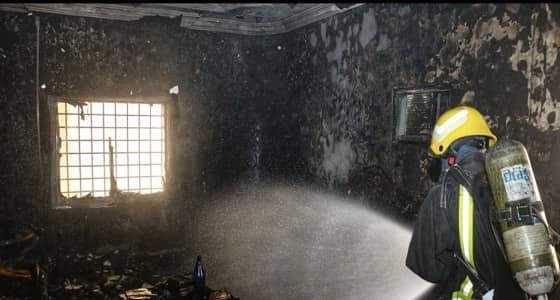 إصابة 3 أشخاص إثر حريق في منزل بمكة