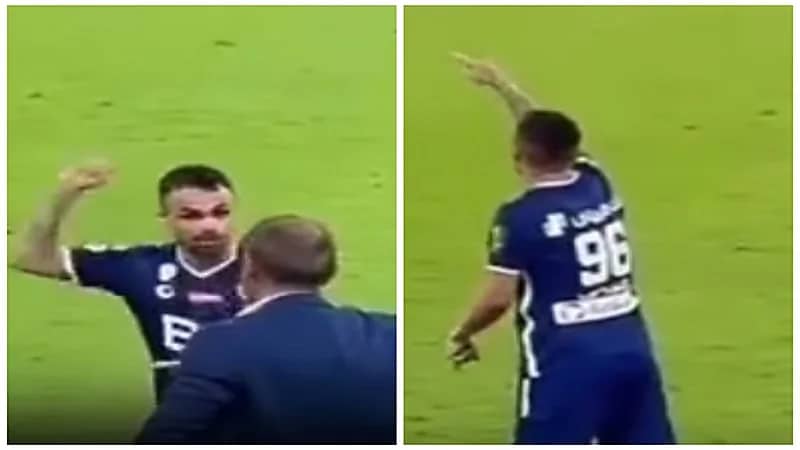 شاهد.. ميشايل يوجّه اللاعبين ويعطي نصيحته لدياز