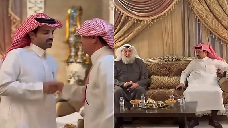 عقد قران سعود القحطاني.. فيديو