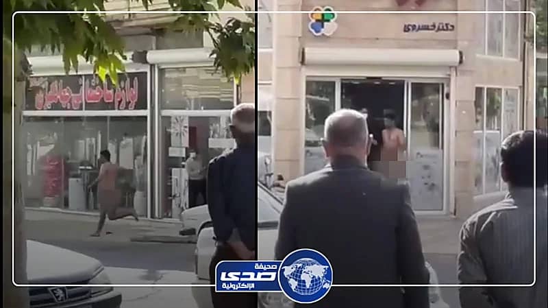 شاب يهرول خلف لص سرق دراجته بدون ملابس.. فيديو