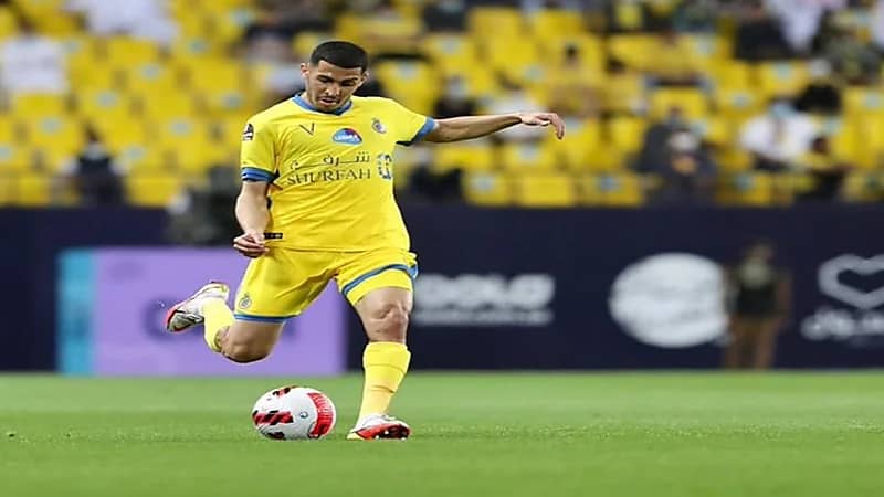 النصر يعلن إصابة الغنام بتمزق حاد في أربطة مفصل القدم