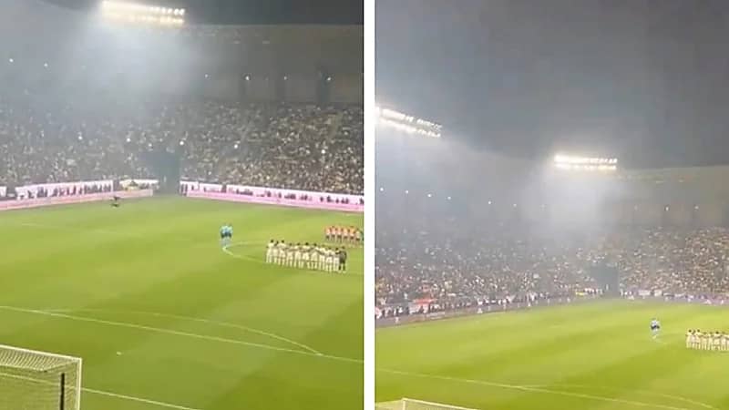 صافرات استهجان أثناء دقيقة الصمت في السوبر الإسباني .. فيديو