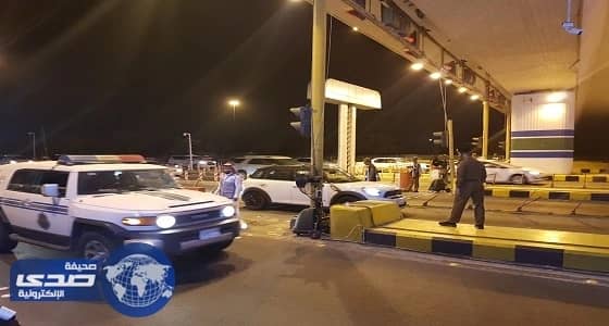 جولة صدى بمراكز الضبط الأمني درع المعتمرين ضد المخالفين